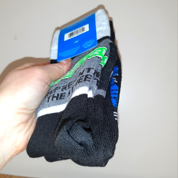 Pack of 2 Sesame Street Cookie Monster Crew Socks - Picture 8 of 9